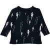 BOY CHASER KIDS Tops | Lightning Bolt-ALL OVER BOLTS LONG SLEEVE TSHIRT