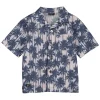 BOY YPORQUE Tops-ALL OVER PALMS BUTTON DOWN TOP