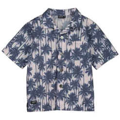 BOY YPORQUE Tops-ALL OVER PALMS BUTTON DOWN TOP