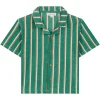 BOY LOUISE MISHA KIDS Tops-ALOV TERRY BUTTON DOWN TOP