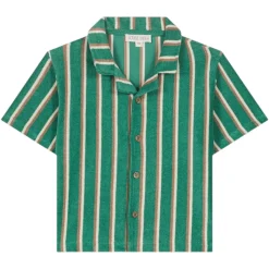 BOY LOUISE MISHA KIDS Tops-ALOV TERRY BUTTON DOWN TOP