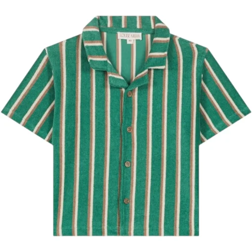 BOY LOUISE MISHA KIDS Tops-ALOV TERRY BUTTON DOWN TOP
