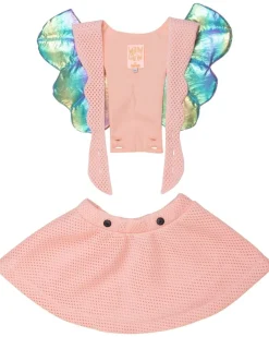 WAUW CAPOW Dresses-ANGEL GIRL RAINBOW WINGS DRESS W/ REMOVABLE STRAPS