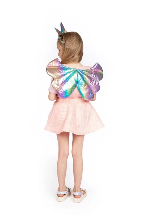 WAUW CAPOW Dresses-ANGEL GIRL RAINBOW WINGS DRESS W/ REMOVABLE STRAPS