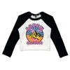 FLOWERS BY ZOE Tops-ASPEN CRYSTAL LONG SLEEVE TSHIRT