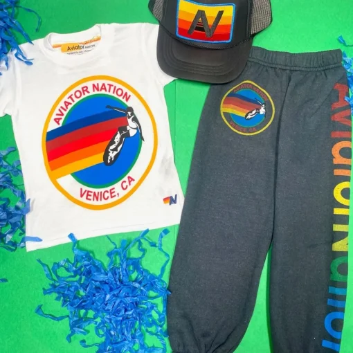 BOY AVIATOR NATION KIDS Tops | Tops-AVIATOR NATION TSHIRT