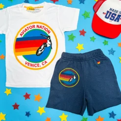 BOY AVIATOR NATION KIDS Tops | Tops-AVIATOR NATION TSHIRT