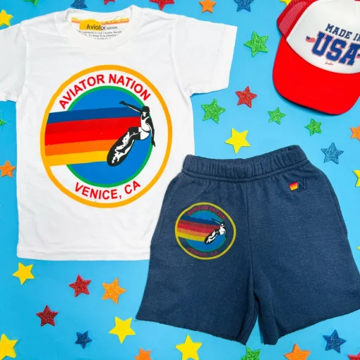 BOY AVIATOR NATION KIDS Tops | Tops-AVIATOR NATION TSHIRT