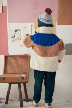 BOY LOUISE MISHA KIDS Outerwear-AYSER FAUX FUR TRIM JACKET