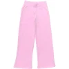 KATIE J NEW YORK Bottoms-BABY PINK DYLAN WIDE LEG SWEATPANTS