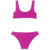 MC2 SAINT BARTH KIDS Swim-BAKER CRINKLE LUREX SPORTY TWO PIECE BIKINI