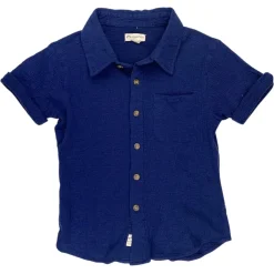 BOY APPAMAN Tops-BEACH BUTTON DOWN TOP