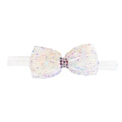 BARI LYNN Clips / Headbands | Bows Collection-BEADED BOW ELASTIC HEADBAND