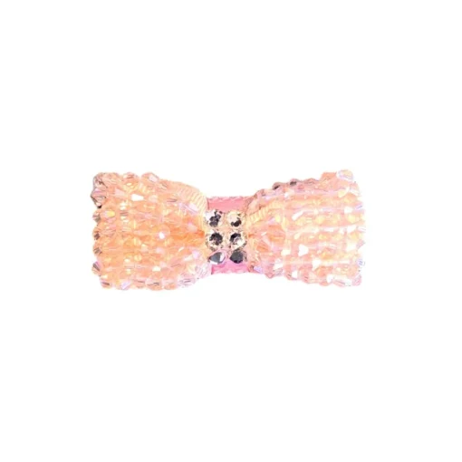 BARI LYNN Clips / Headbands | Bows Collection-BEADED CRYSTAL BOW CLIP