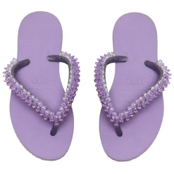 PLANET SEA Shoes-BEADED FLIP FLOP SANDALS