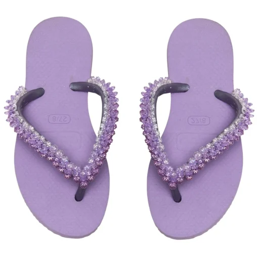 PLANET SEA Shoes-BEADED FLIP FLOP SANDALS