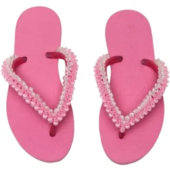 PLANET SEA Shoes-BEADED FLIP FLOP SANDALS
