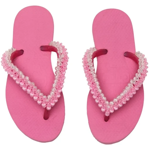 PLANET SEA Shoes-BEADED FLIP FLOP SANDALS