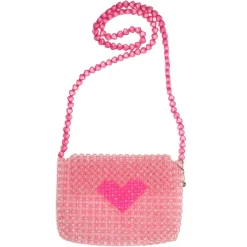 BARI LYNN Backpacks / Purses | Hearts-BEADED HEART BAG