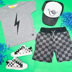 BOY AVIATOR NATION KIDS Tops | Lightning Bolt-BOLT TSHIRT