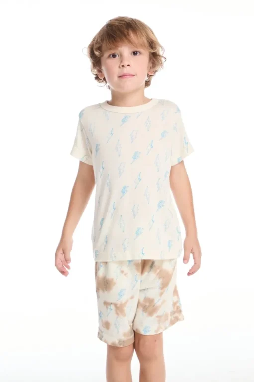 BOY CHASER KIDS Tops | Lightning Bolt-BOLTS TSHIRT