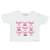 PRINCE PETER Tops | Bows Collection-BOWS & CHERRIES CROP TSHIRT