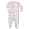 NOOMIE Footies / Pajamas | Sets-BOWS RUFFLE ZIP FOOTIE