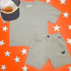 BOY MUNSTER KIDS Tops | Camp Outfits-BOXER POCKET TSHIRT