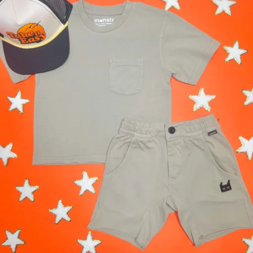 BOY MUNSTER KIDS Tops | Camp Outfits-BOXER POCKET TSHIRT