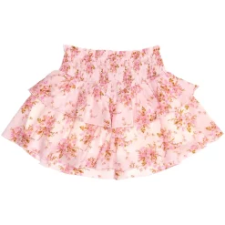 KATIE J NEW YORK Bottoms | Spring Florals-BROOKE PINK BOUQUET SKIRT
