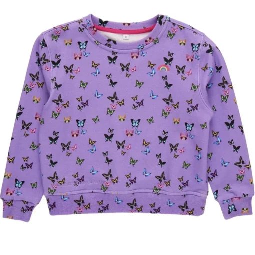 TEREZ Outerwear | Butterflies-BUTTERFLY SWEATSHIRT