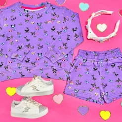 TEREZ Outerwear | Butterflies-BUTTERFLY SWEATSHIRT
