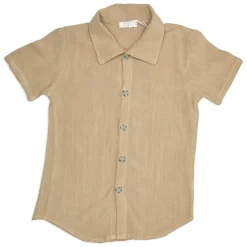 BOY COZII BY T2LOVE Tops | Tops-BUTTON DOWN LINEN TOP