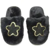MINI DREAMERS Shoes | Stars-CALI STAR FUZZY SLIPPERS
