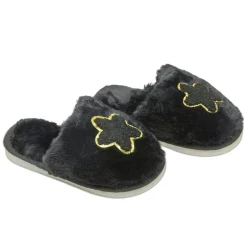 MINI DREAMERS Shoes | Stars-CALI STAR FUZZY SLIPPERS