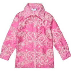DALAI KIDS Tops | Swim-CALLIE PAISLEY OVERSIZED BUTTON DOWN TOP/COVERUP
