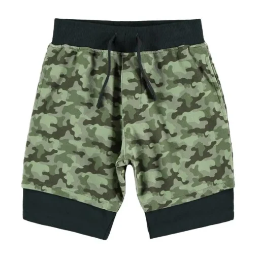 BOY YPORQUE Bottoms | Camo-CAMO LAYERED SHORTS
