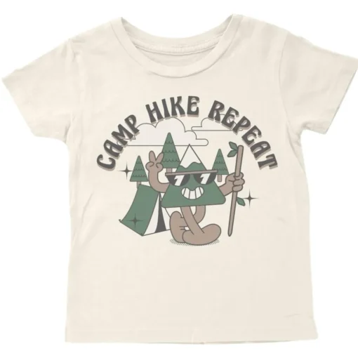BOY TINY WHALES Tops | Tops-CAMP HIKE REPEAT TSHIRT