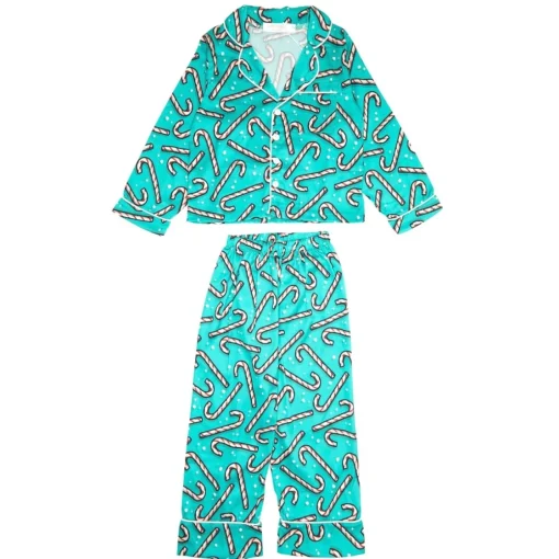 SPARKLE BY STOOPHER Pajamas-CANDY CANE TWO PIECE PAJAMAS