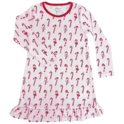 NOOMIE Pajamas | Dresses-CANDY CANES DRESS