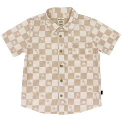 BOY FEATHER 4 ARROW Tops | Tops-CHECKED OUT BUTTON DOWN TOP