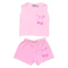 FIREHOUSE Bottoms | Tops-CHERRIES AND BOW TANK TOP AND SHORTS SET