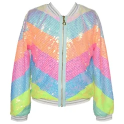 SARA SARA Outerwear | Sequin & Sparkle✨-CHEVRON SEQUIN JACKET