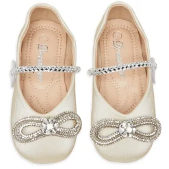 MINI DREAMERS Shoes | Special Occasion-CHLOE MACH CRYSTAL BOW SHOES