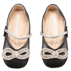 MINI DREAMERS Shoes | Special Occasion-CHLOE MACH CRYSTAL BOW SHOES