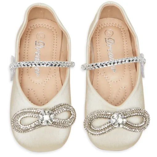 MINI DREAMERS Shoes | Special Occasion-CHLOE MACH CRYSTAL BOW SHOES