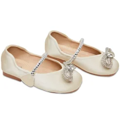 MINI DREAMERS Shoes | Special Occasion-CHLOE MACH CRYSTAL BOW SHOES