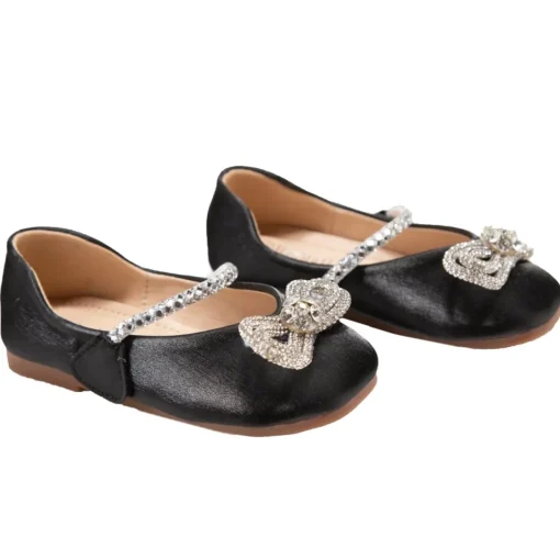 MINI DREAMERS Shoes | Special Occasion-CHLOE MACH CRYSTAL BOW SHOES