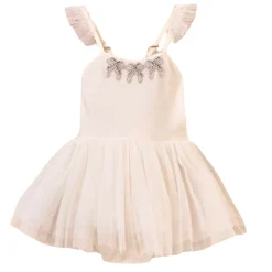 NORALEE Dresses | Sets-CLEMENTINE BOW TUTU ONESIE DRESS
