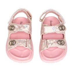 MINI DREAMERS Shoes-COCO HOLOGRAPHIC DAD SANDALS
